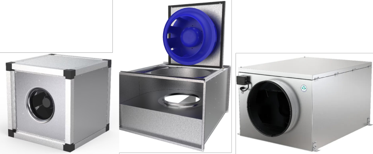 Isolierte Kanalventilatoren