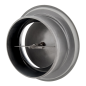 Preview: Zuluft Metall Ø 125 mm mit Montagering