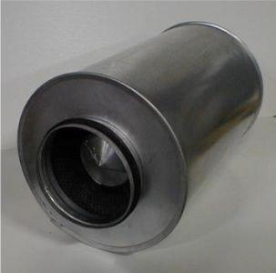 Schalldämpfer DN 150 L=750 rund mit Kern