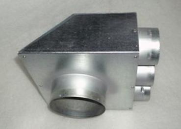 Eckübergang 70X200/DN125/3x50