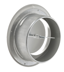 Abluft Metall Ventil Ø 100 mm mit Montagering