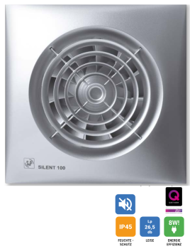 S&P SILENT-100 CRZ Kleinraum-Ventilator