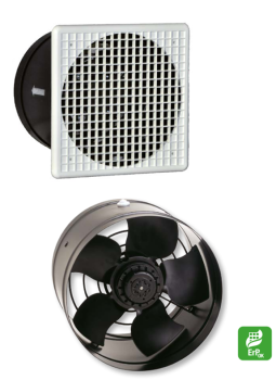 Axial Wandeinbauventilator TREB/2-250 SG N