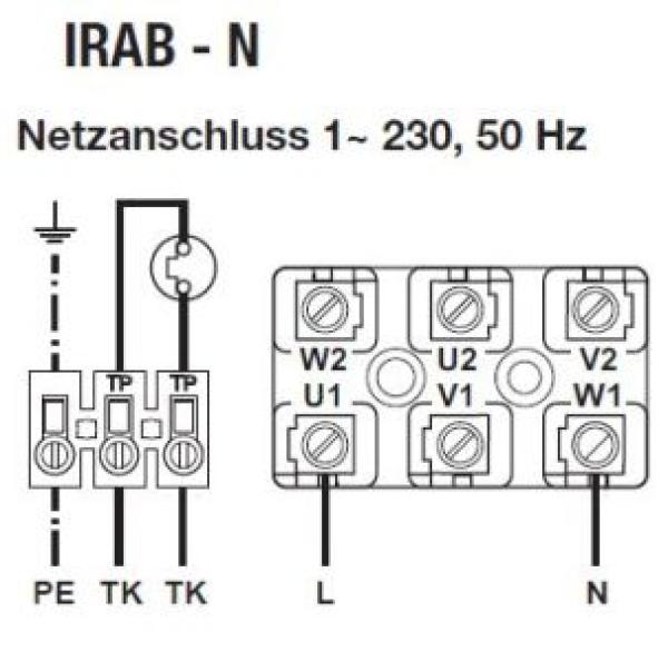 Schallgedämmter Kanalventilator IRAB/4-355N 230V
