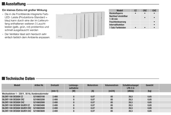 SILENT-100 DESIGN CHZ
