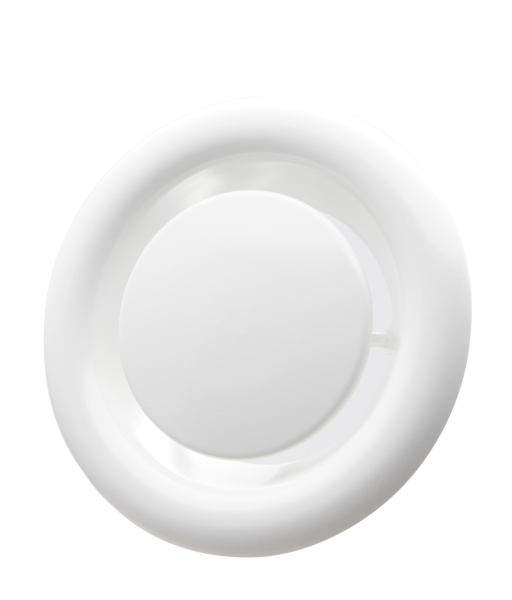 Abluft Metall Ventil Ø 100 mm mit Montagering